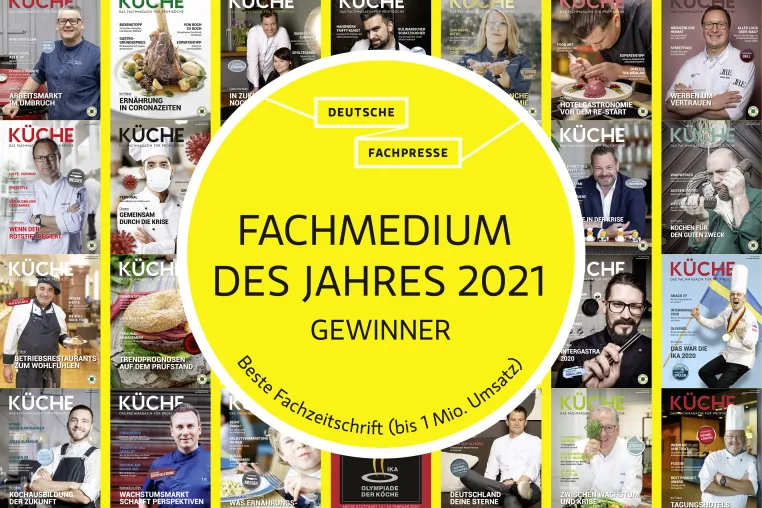Bild: KÜCHE mit Award „Fachmedium des Jahres“ ausgezeichnet