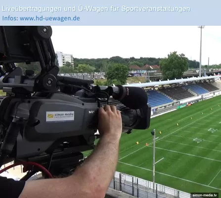 Bild: Fernsehübertragung beim Eurobowl in Frankfurt