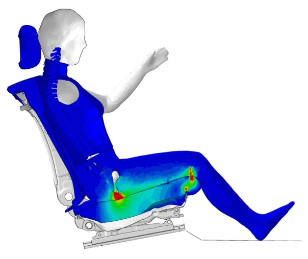 Bild: LOEWE-Schwerpunkt Präventive Biomechanik entwickelt virtuelle Menschmodelle zur Produktoptimierung