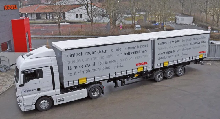 Bild: Kögel LongPlex: die Alternative zum Lang-Lkw
