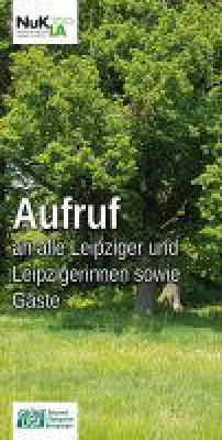 Bild: NuKLA fordert, die Fällmaßnahmen im Leipziger Auwald einzustellen