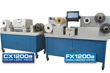 Zwei Vollprofis in Sachen Etikettenproduktion: Primera CX1200e und FX1200e Bild: Zwei Vollprofis in Sachen Etikettenproduktion: Primera CX1200e und FX1200e