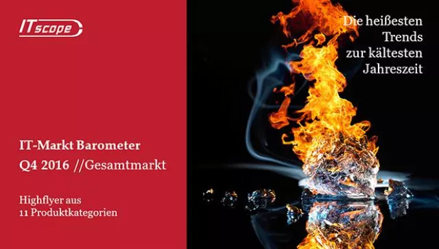 Bild: Geschwungene Displays, große Notebooks und ein Software-Comeback - das ITscope Marktbarometer Q4/2016
