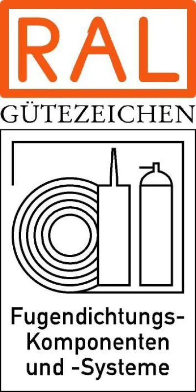 Gütezeichen Fugendichtungskomponenten und -systeme; Bildnachweis: RAL