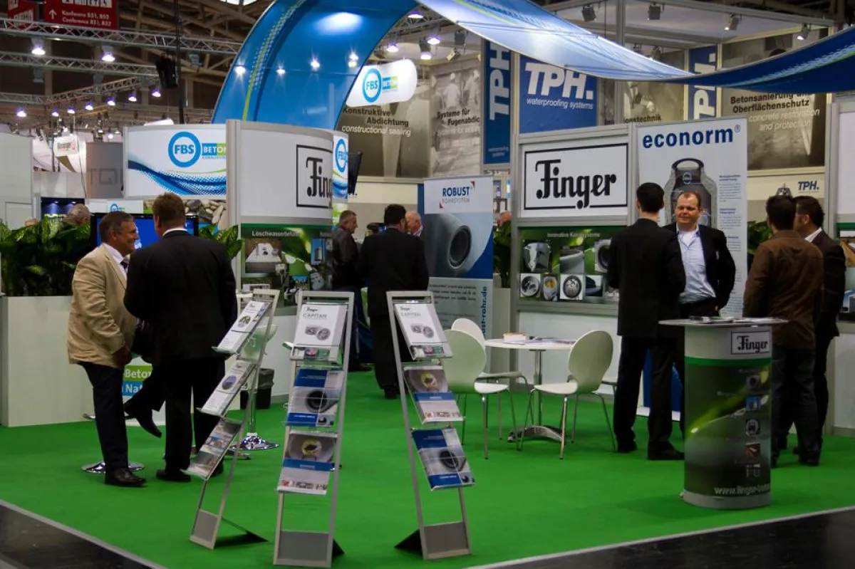 Informationen zum Robust Rohr auf dem Stand von Finger Beton