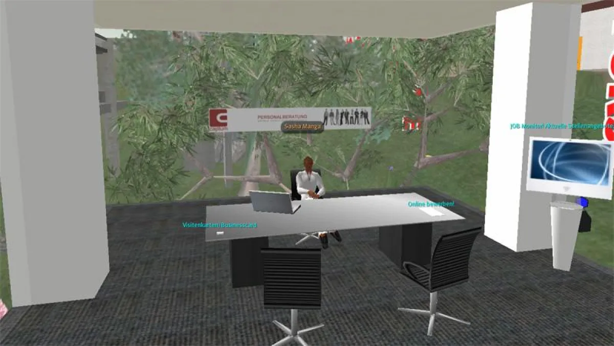 Second Life-Büro der Hamburger Personalvermittlung \