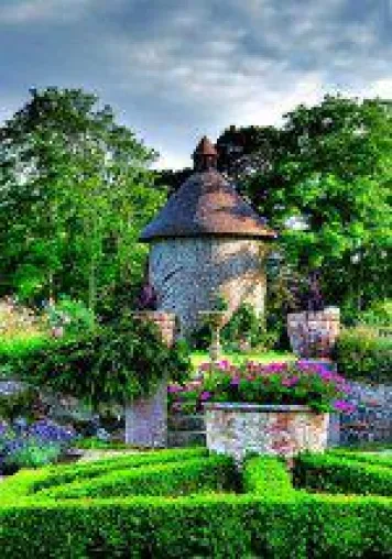Bild: Eine kleine Insel mit großem Garten