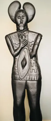 Bild: Replik des Keltenfürsten vom Glauberg bei VITRONIC