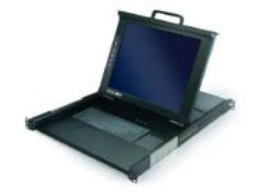 Bild: Minicom SmartRack 116 IP: KVM Konsole und integrierter KVM-Switch