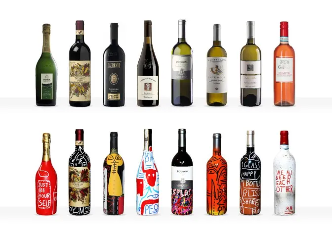 Bild: Tradition meets Hip Hop - Wenn Weinflaschen zu Kunst werden