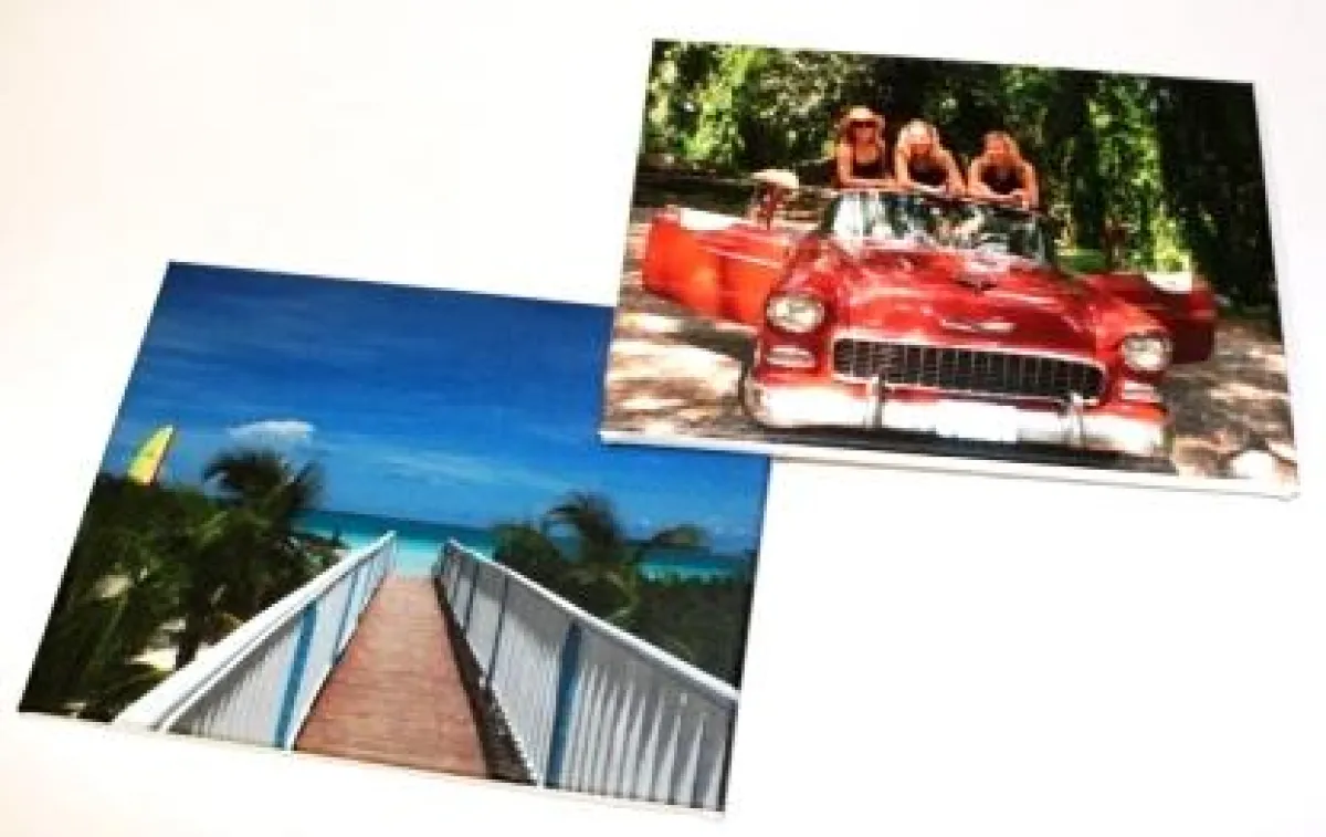 Leinenbilder mit persönlichen Urlaubsfotos oder Fotos von Freunden