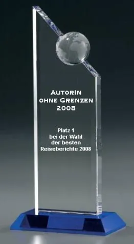 Bild: Preisverleihung "Autor ohne Grenzen 2008"