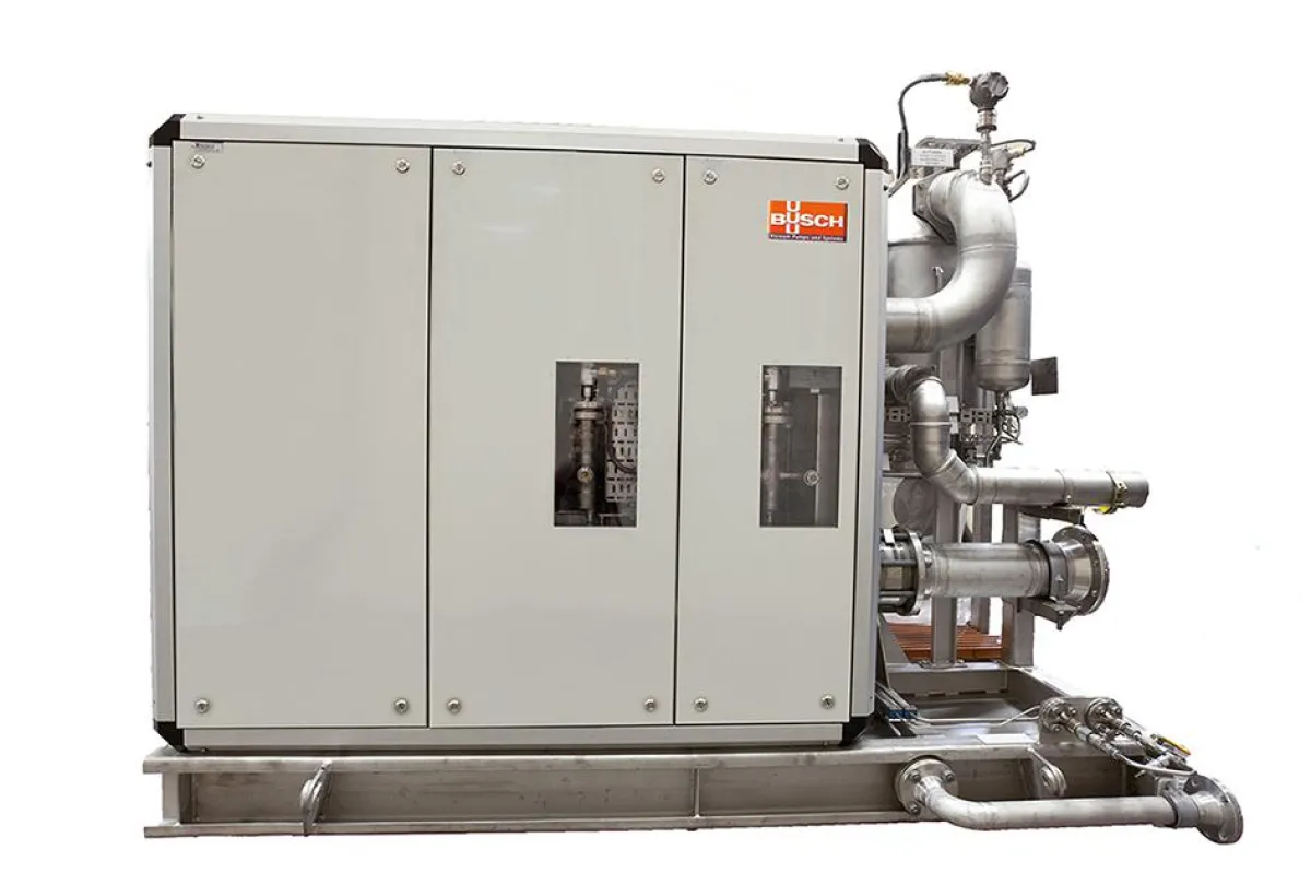 Zentrale Vakuumversorgungseinheit für die Reinigung von Personalunterkünften auf Offshore-Plattforme