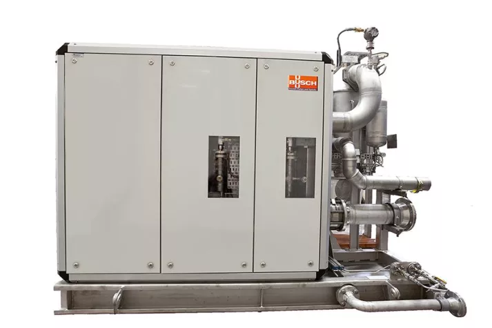 Bild: Zentrale Vakuumversorgung zur Reinigung von Personalunterkünften auf Offshore-Plattformen