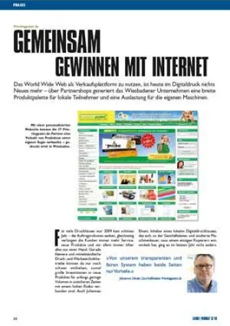 Bild: Large Format berichtet über das Partner-Programm der Online-Druckerei Printingpoint.de
