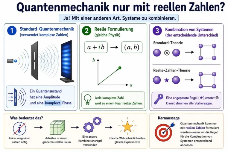 Physik: Veröffentlichung in Physical Review Letters: Braucht die Quantenmechanik komplexe Zahlen? Bild: Physik: Veröffentlichung in Physical Review Letters: Braucht die Quantenmechanik komplexe Zahlen?