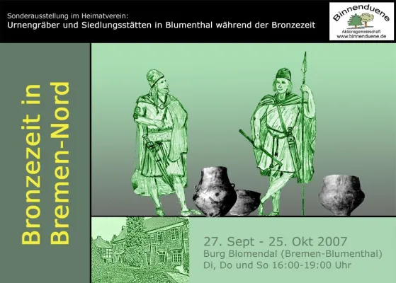Ausstellung „Urnengräber und Siedlungsstätten in Blumenthal während der Bronzezeit“ Bild: Ausstellung „Urnengräber und Siedlungsstätten in Blumenthal während der Bronzezeit“
