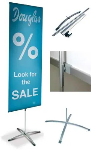 Bild: Easydisplay Bannerdisplay als effektives PoS-Marketing Instrument in wirtschaftlich schlechten Zeiten