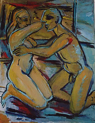 Bild: Wilfrid Polke führt durch seine Ausstellungen im Florence-Nightingale-Krankenhaus der Kaiserswerther Diakonie