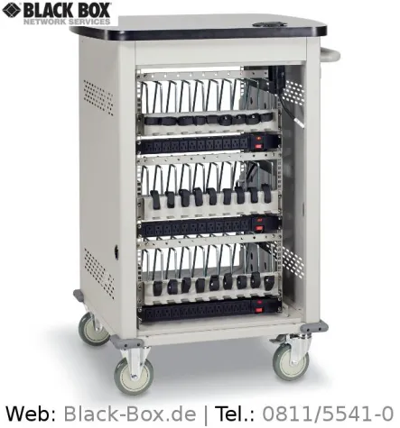 Bild: Computergestützter Unterricht braucht sichere Laptop- und Tablet-Wagen