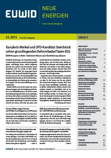 Bild: Kanzlerin Merkel und SPD-Kandidat Steinbrück sehen grundlegenden Reformbedarf beim EEG