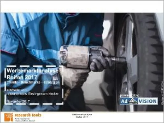 Bild: Reifenwerbung mit rückläufigem Ausgabentrend