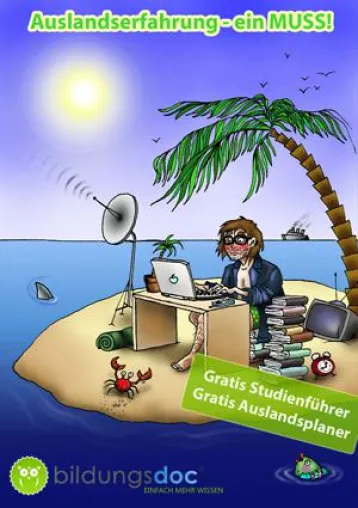 Bild: Gratis-eBook - Auslandsplaner für Schüler, Azubis, Studenten, Eltern, Erwachsene, …
