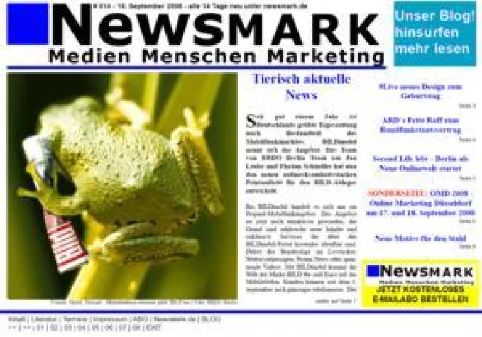 Bild: PDF-Magazin NewsMARK - Willkommen auf der OMD