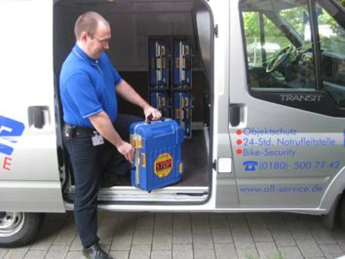 Koffersystem der Geld-Logistik