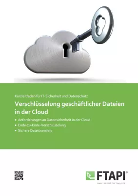 Verschlüsselung geschäftlicher Dateien in der Cloud Bild: Verschlüsselung geschäftlicher Dateien in der Cloud