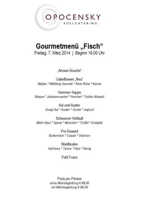 Bild: Opocensky Catering lädt zum "private Dinner"