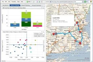 Bild: Interaktive BI-Web-Anwendungen und Business Mashups von Spotfire