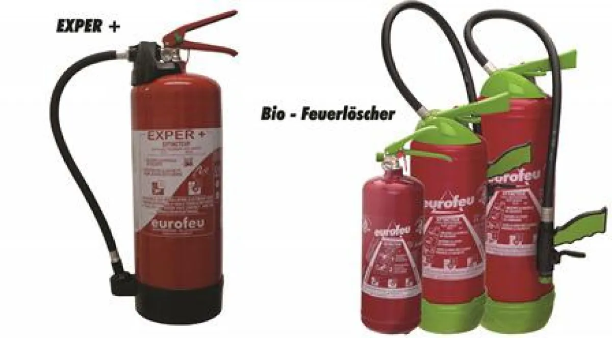 Umweltverträglich und effizient zugleich - die Feuerlöscher von Eurofeu. Foto: Eurofeu