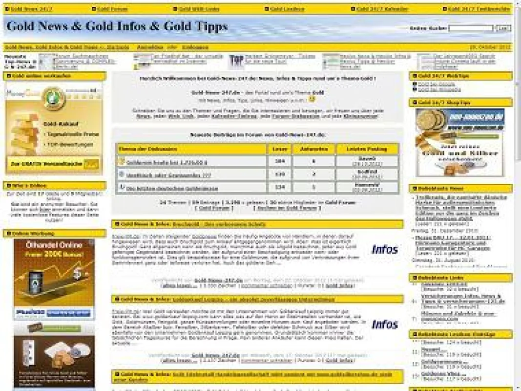 Gold-News-247.de Screenshot