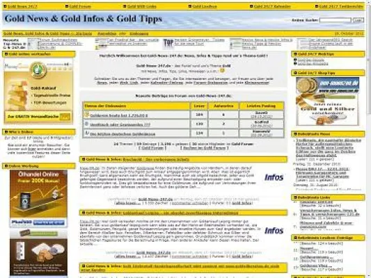 Bild: Gold-News-247.de mit neuem Online-Forum