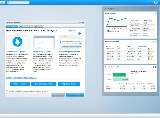 Bild: Shopware 4.3 mit über 20 Verbesserungen und Neuheiten erschienen