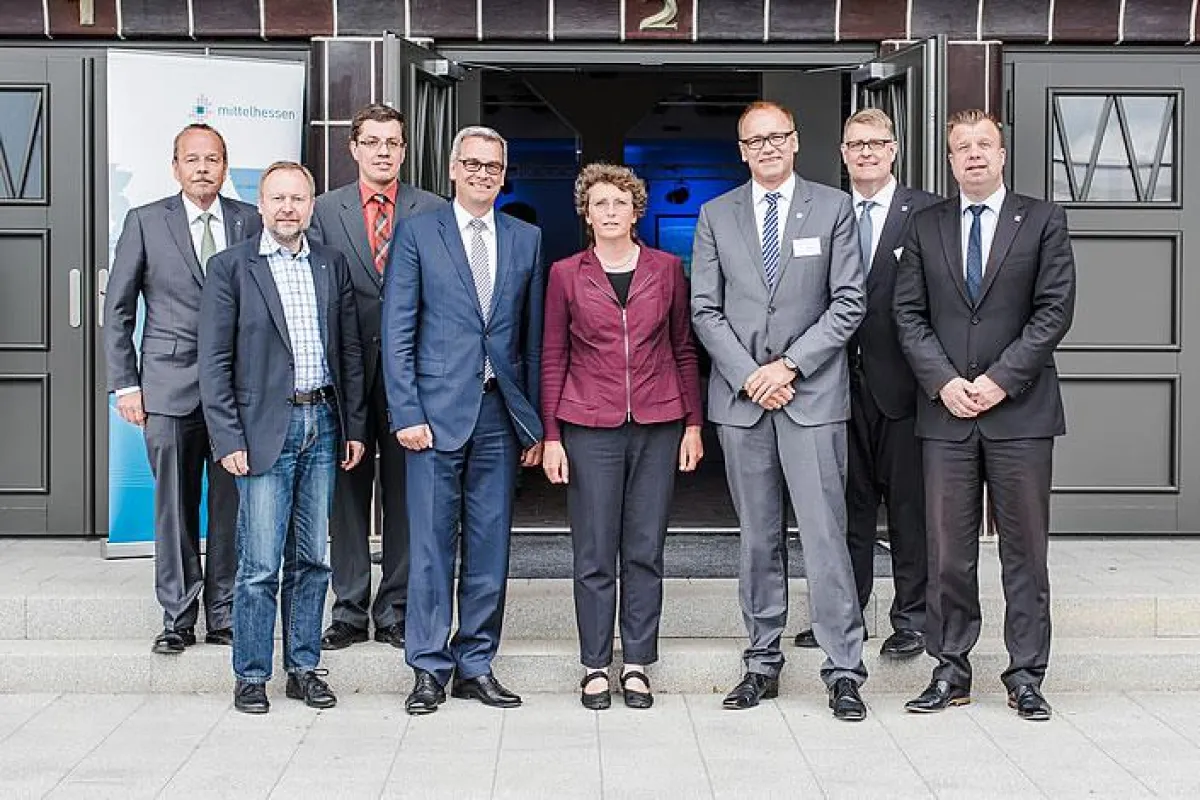 Vorstand des Mittelhessen e.V. mit RMG-Geschäftsführer Jens Ihle (2. von links)