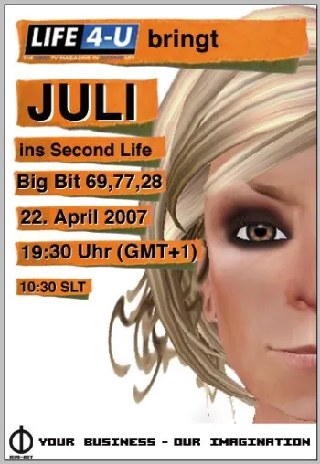 Weltpremiere: Erstmals trifft Band Fans gleichzeitig im Second Life und im Real Life Bild: Weltpremiere: Erstmals trifft Band Fans gleichzeitig im Second Life und im Real Life