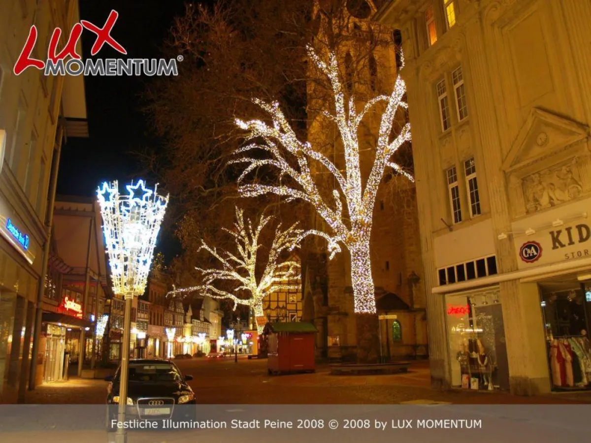 Festliche Illumination Eulenstadt Peine