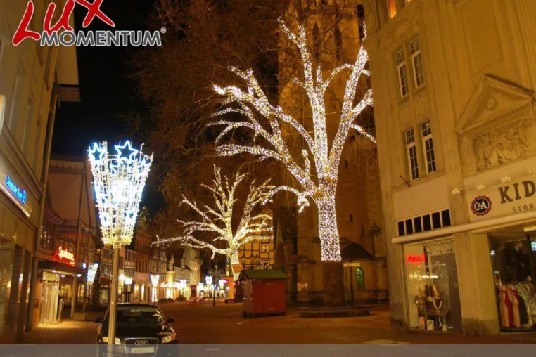 LUX MOMENTUM illuminiert Eulenstadt Peine Bild: LUX MOMENTUM illuminiert Eulenstadt Peine