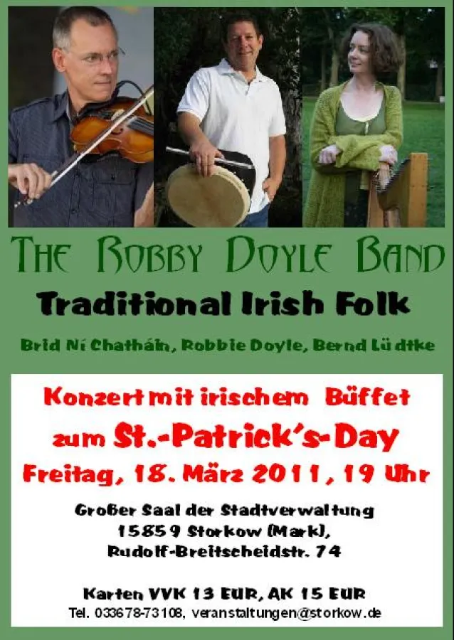 St. Patrick's Day Konzert in Storkow, 18.03.2011