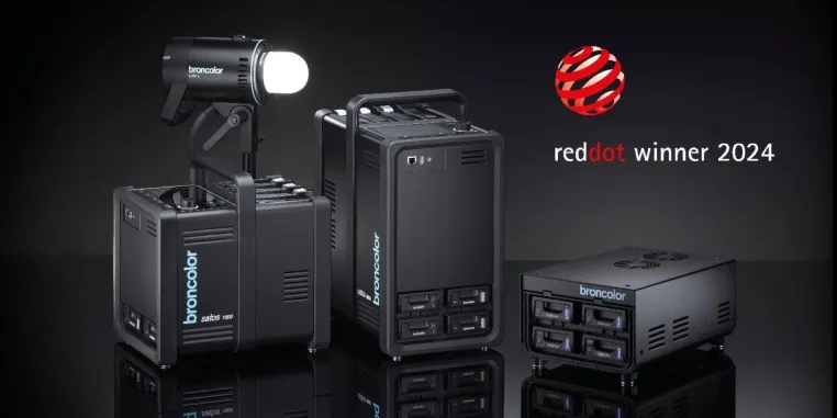 Bild: broncolor erhielt den renommierten Red Dot Award für das User Interface von Satos und Pulso L 