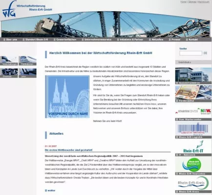 Bild: Wirtschaftsstandort Rhein-Erft - WFG relauncht Internetauftritt
