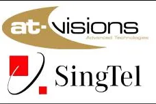 Bild: at-visions kooperiert mit SingTel