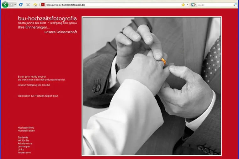 Hochzeitsfotos - bw-hochzeitsfotografie bietet neue attraktive Leistungspakete Bild: Hochzeitsfotos - bw-hochzeitsfotografie bietet neue attraktive Leistungspakete