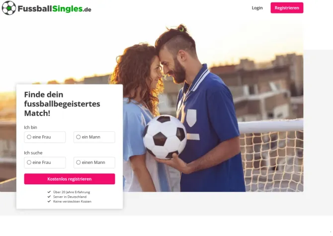 FussballSingles.de - Verliebt in Fußball, verbunden durch die Leidenschaft Bild: FussballSingles.de - Verliebt in Fußball, verbunden durch die Leidenschaft