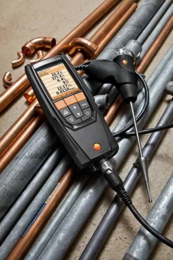 Bild: testo 320: Mit wenigen „Klicks” zur Heizungsdiagnose - Effiziente Abgas-Analysen mit nur einem Gerät