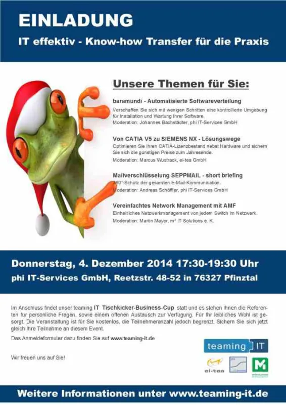 Einladung IT effektiv