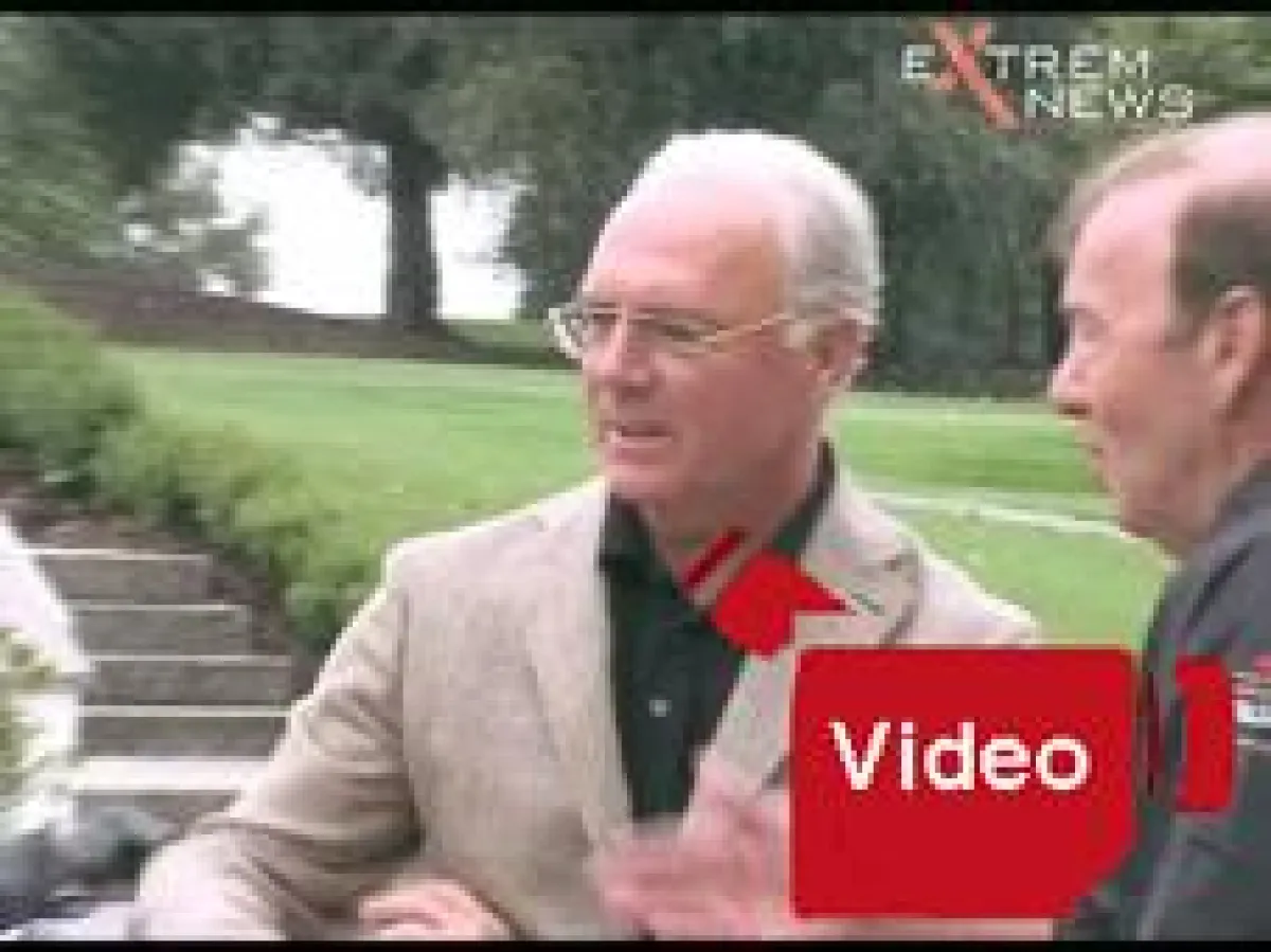 Der Botschafter der Deutschen Antisepsis Stiftung Franz Beckenbauer. Bild ExtremNews