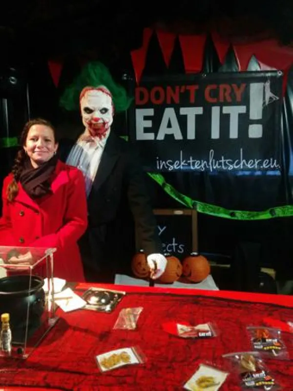 Essbare Insekten im